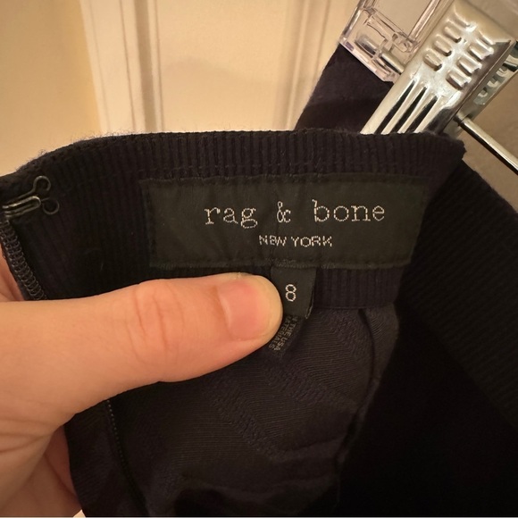 Rag & Bone Zebra Print High Rise Pull On Straight Leg Pants - Picture 9 of 11